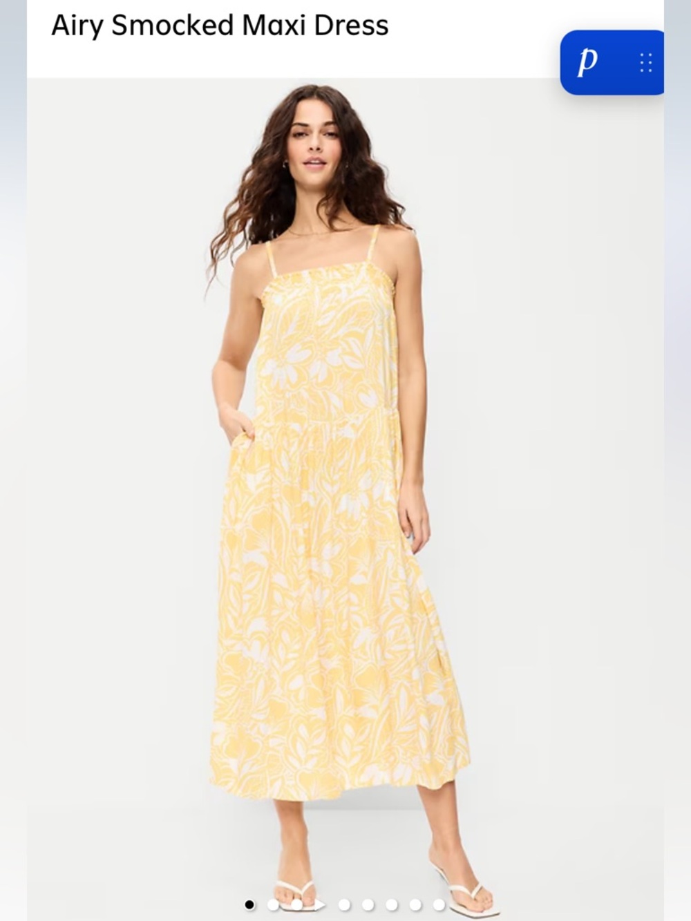 Old Navy- Airy Smocked Maxi Dress